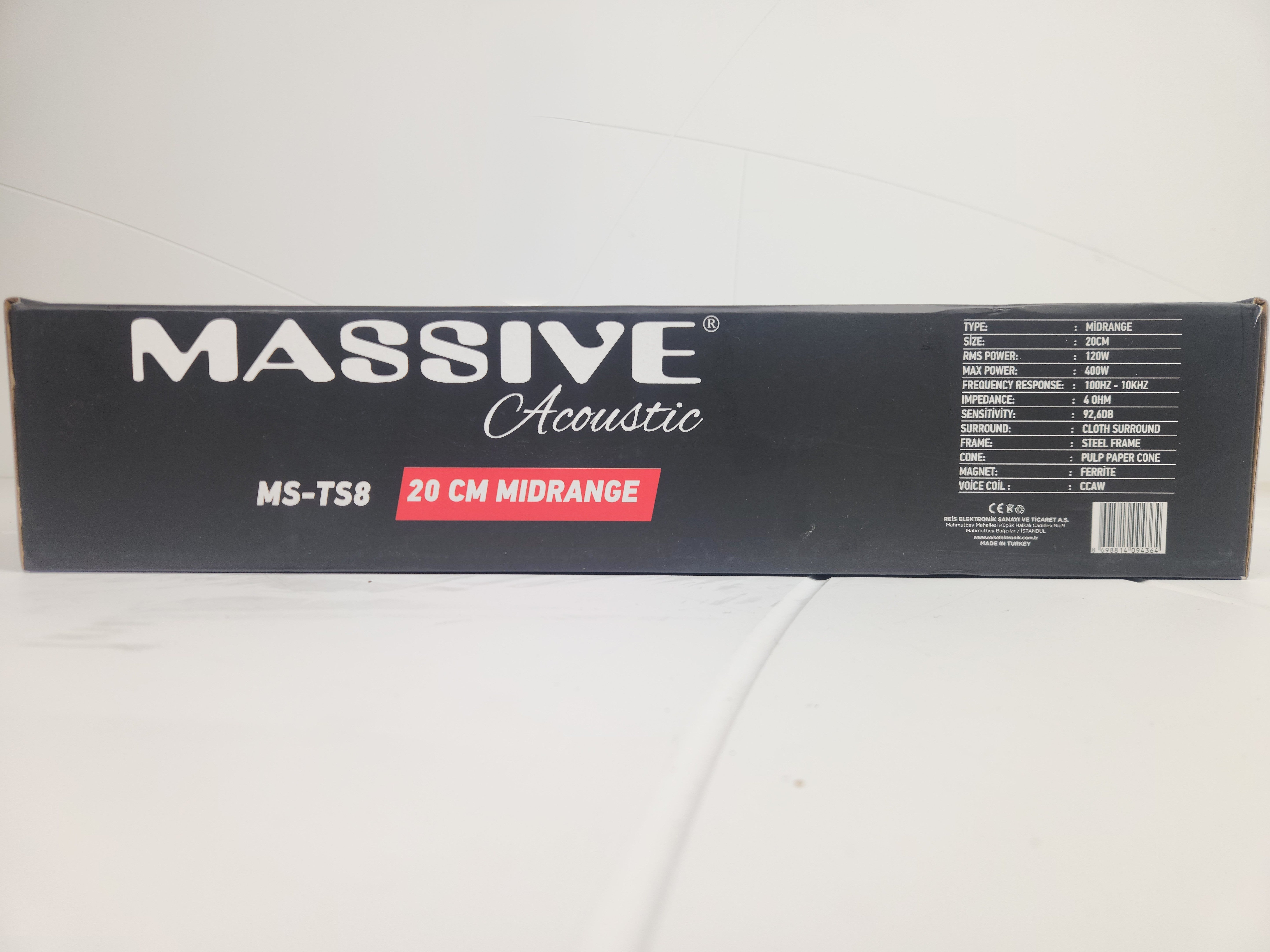 Massive Acoustic 20 Cm Midrange Hoparlör