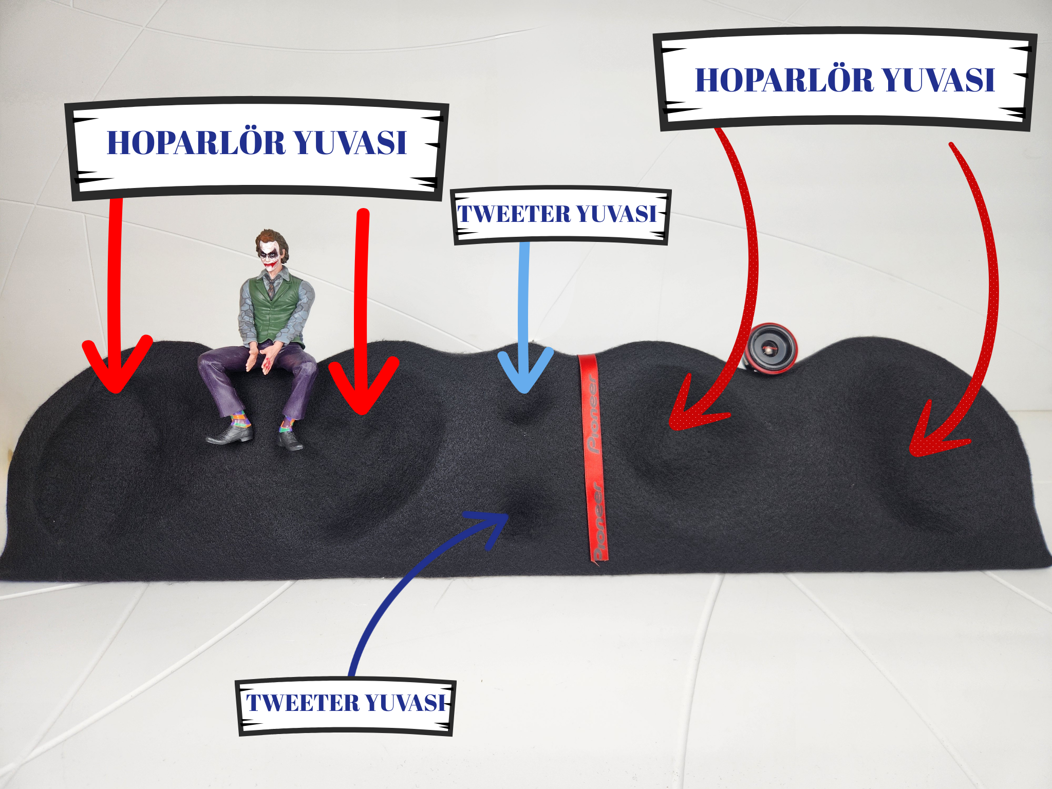 Her Araca Uyumlu Universal Dik Pandizot Tiz Yuvalı Oval